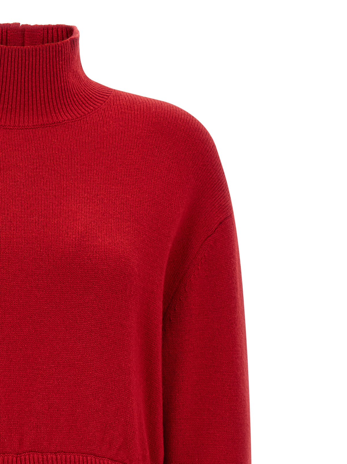 Polo Ralph Lauren Red Wool Long Dress