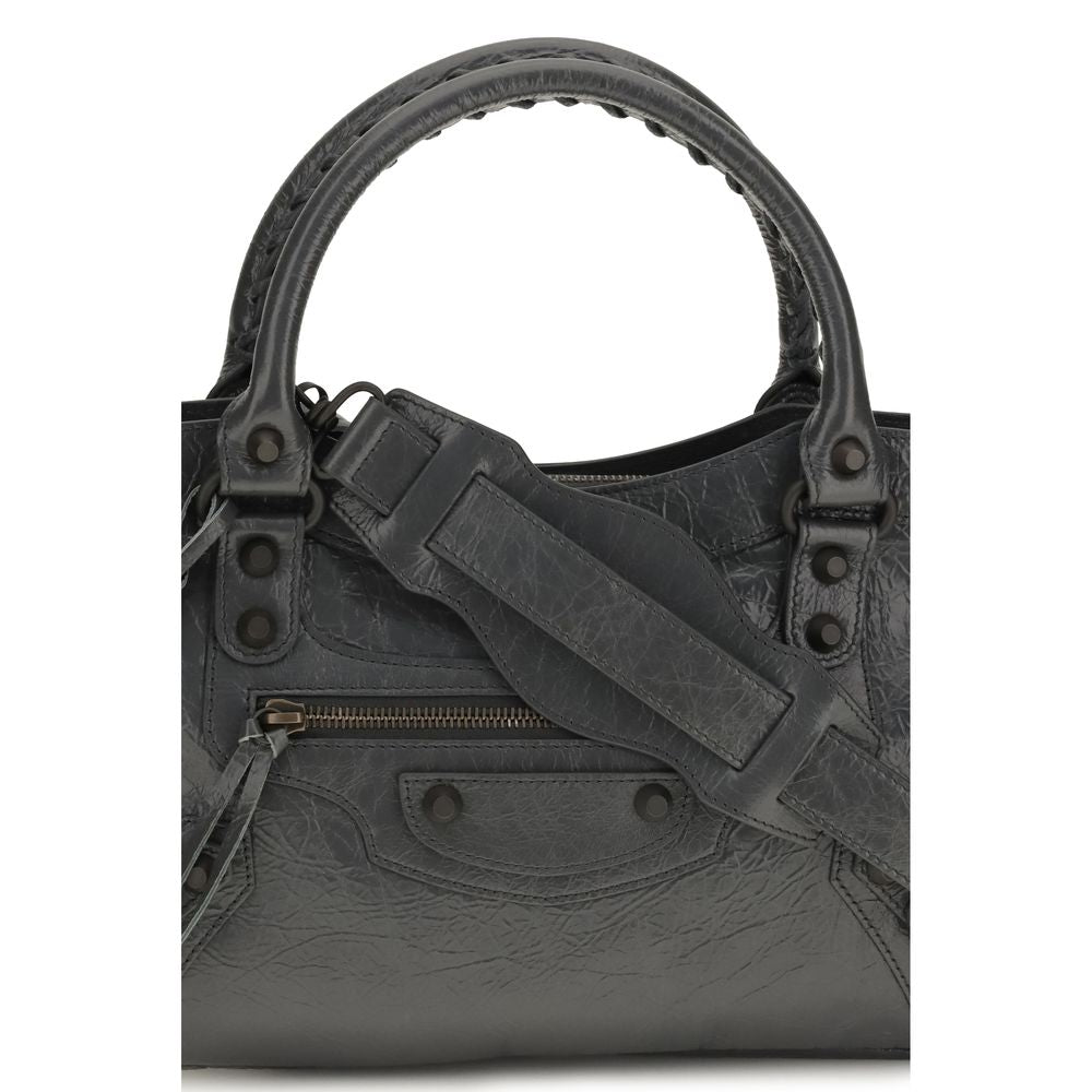 Balenciaga Gray Lamb Ovis Aries Shoulder Bag
