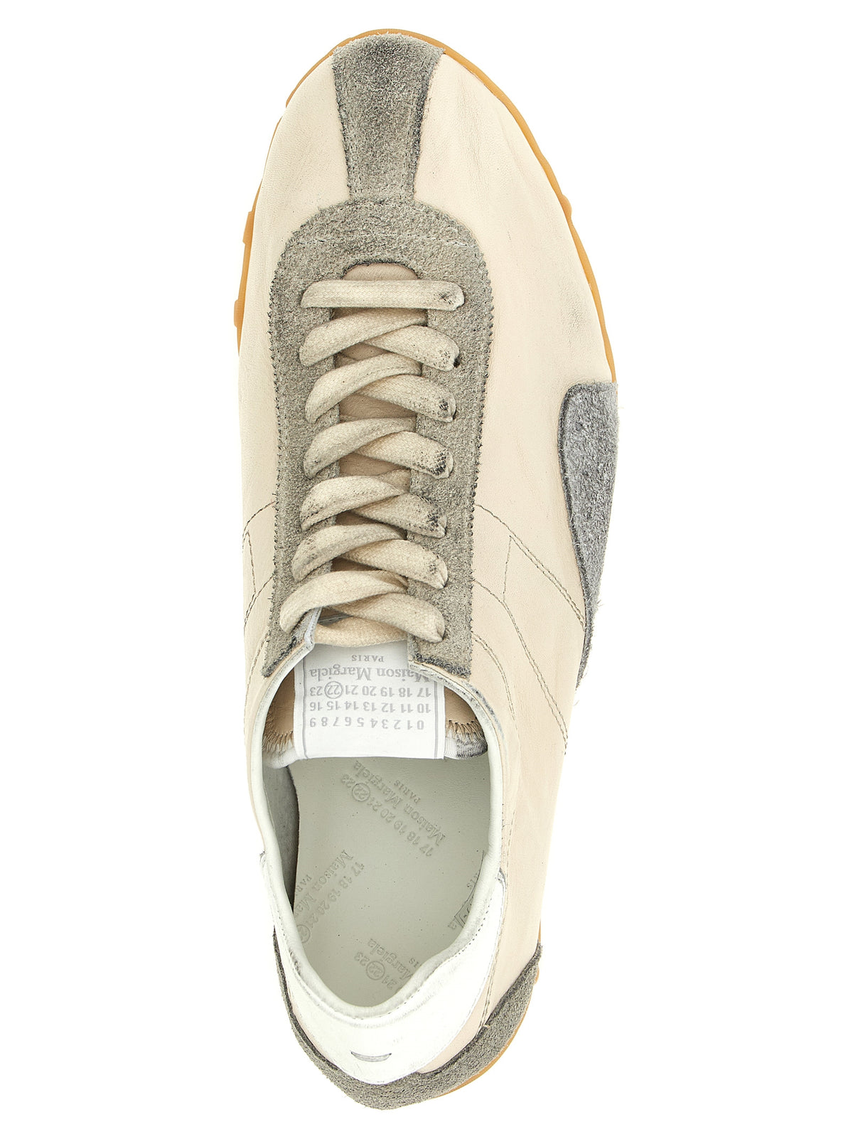 Maison Margiela Gray Cashmere Athletic Sneakers