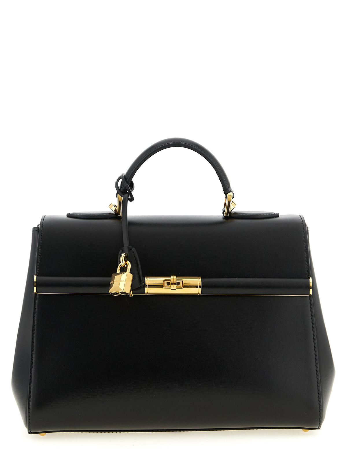 Dolce & Gabbana Black Lamb Leather Handbag