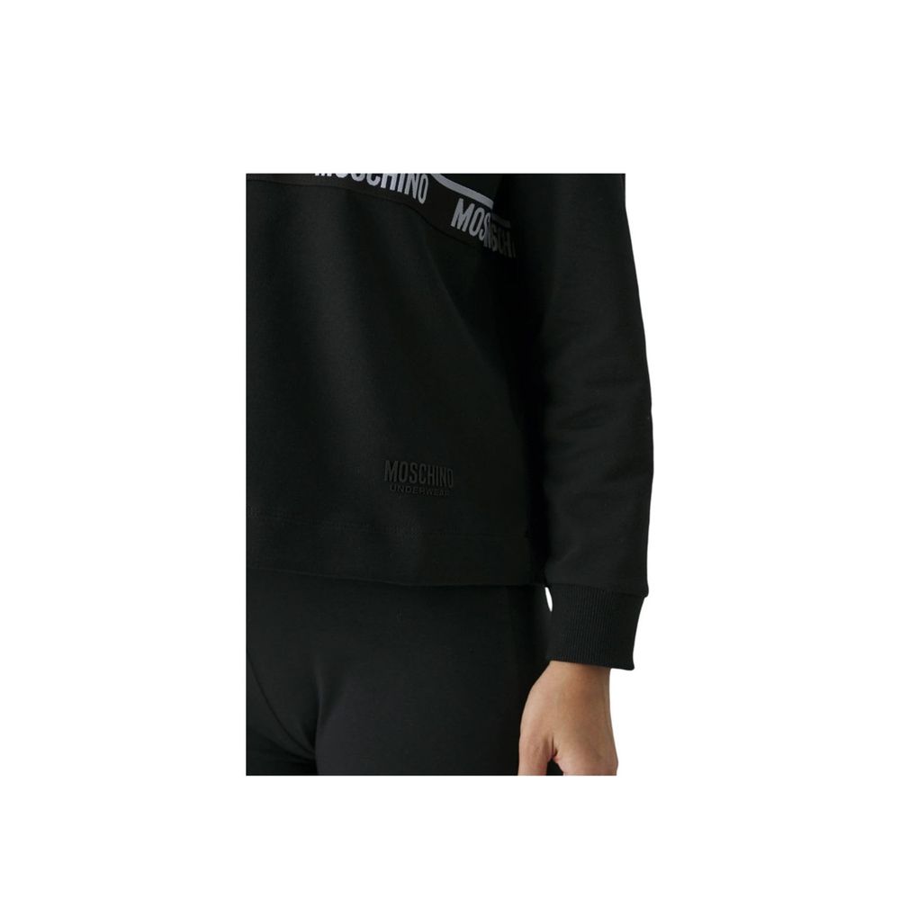 Moschino Black Cotton Sweatshirt