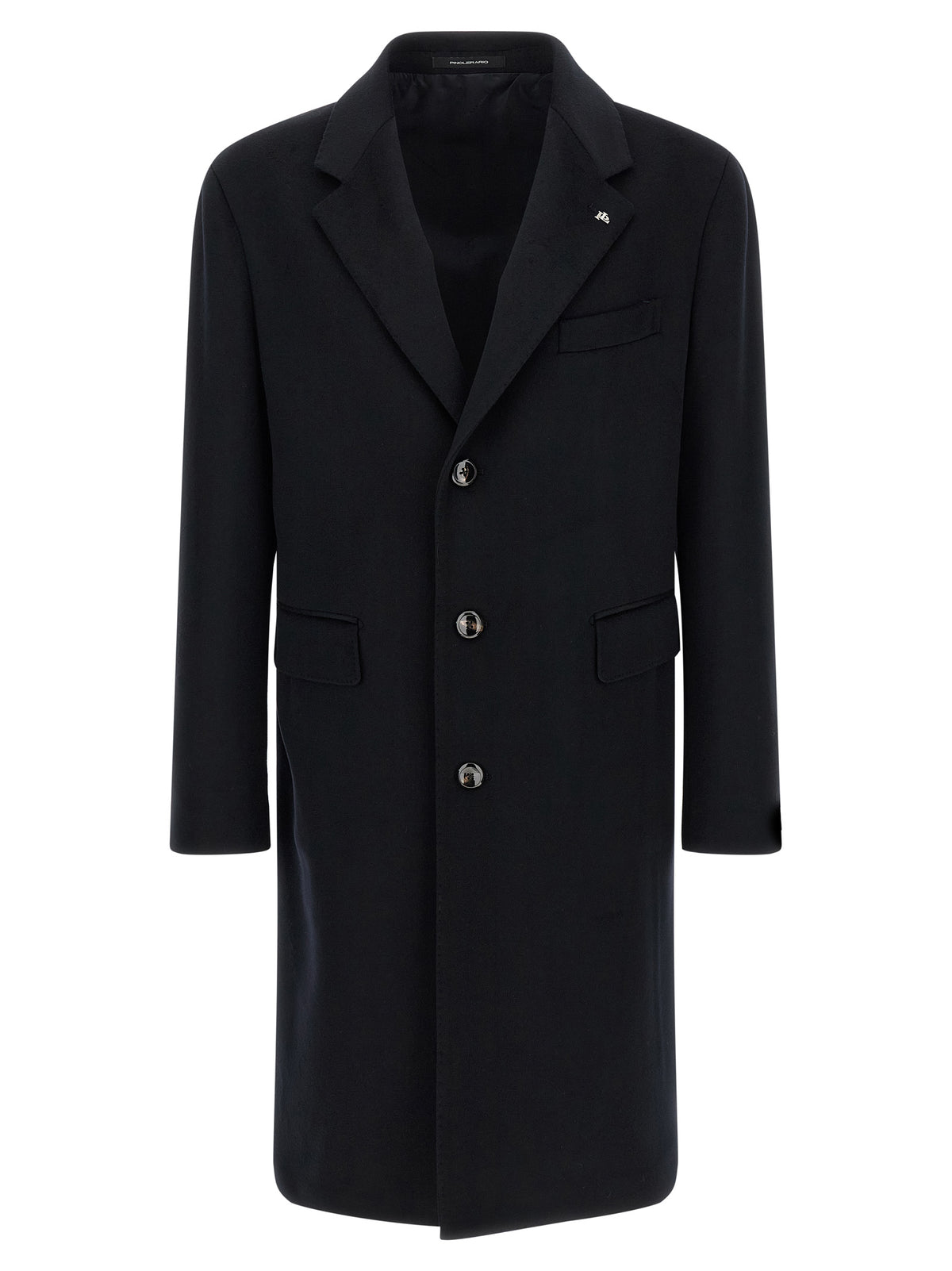 Tagliatore Blue Virgin Wool Coat