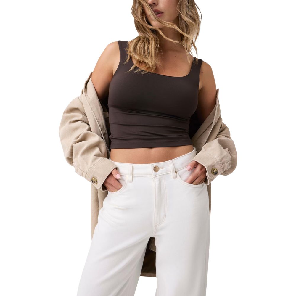 Guess White Cotton Casual Pants