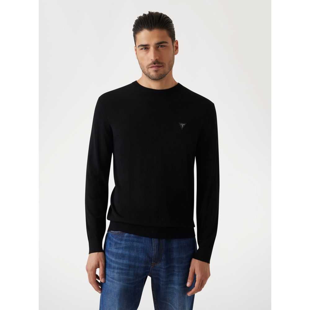 Guess Black Viscose Sweatshirt
