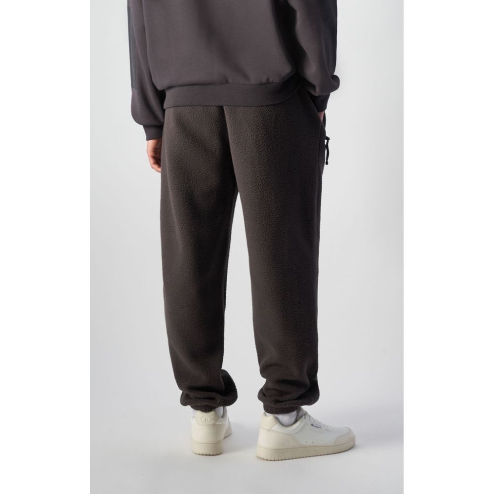 Champion Black Polyester Joggers (Workout Pants)