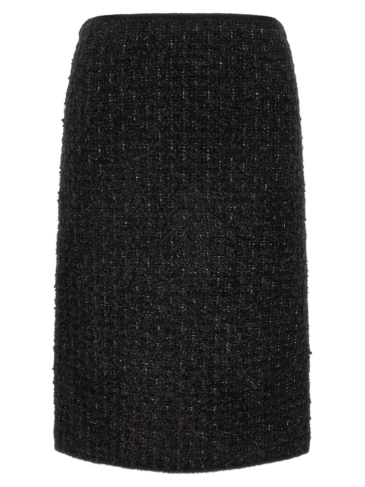 Tory Burch Black Viscose Long Skirt