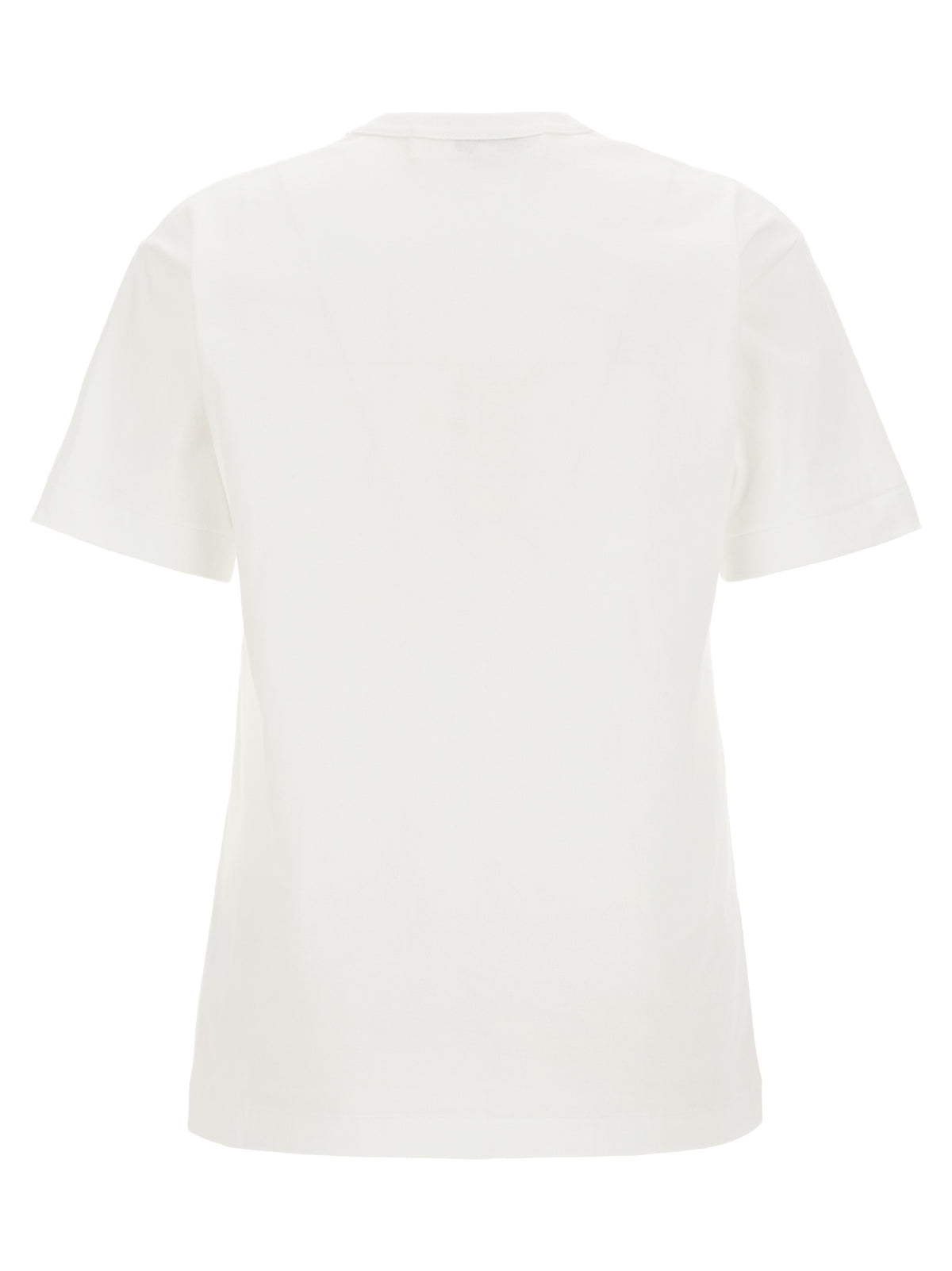 Comme Des Garçons Play White Cotton T-Shirt