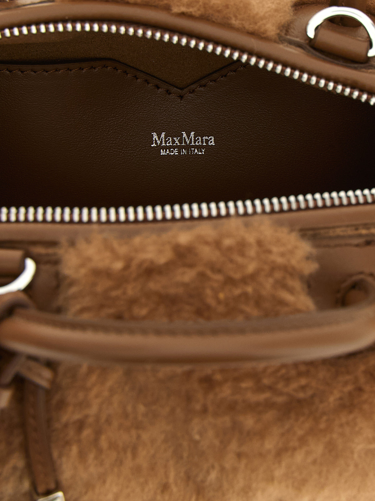 Max Mara Beige Camel Hair  Handbag