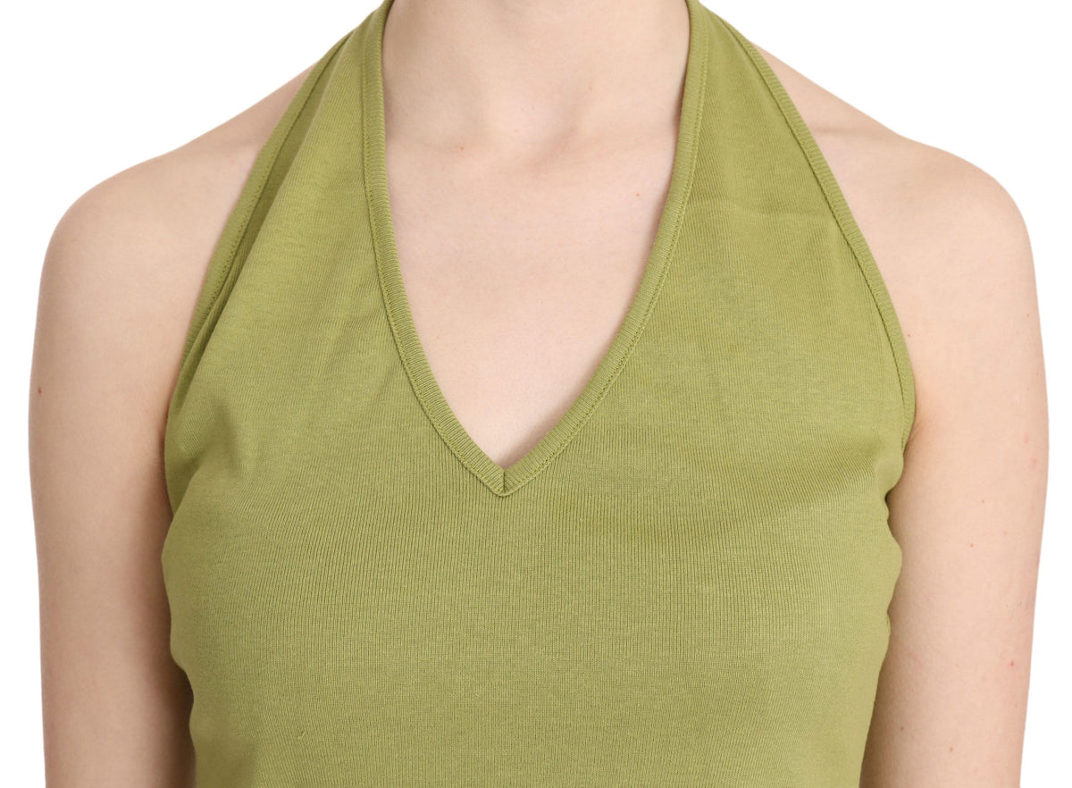 Camiseta sin mangas informal elegante con cuello halter de GF Ferre