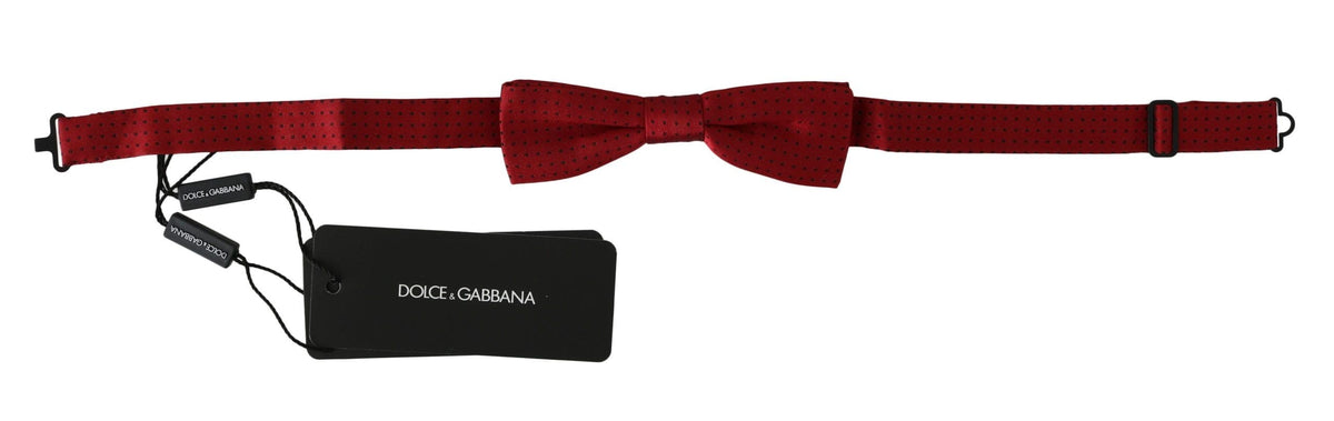 Elegante pajarita de seda con lunares rojos de Dolce &amp; Gabbana