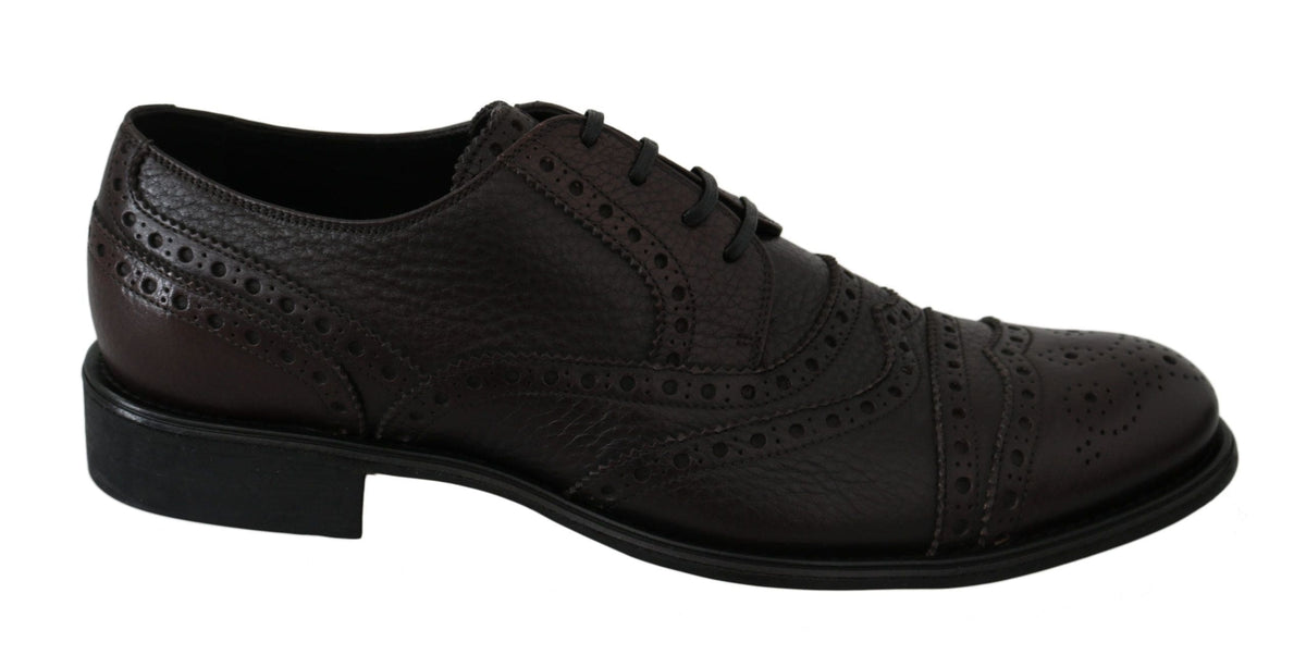 Chaussures Derby en cuir élégantes pour hommes Dolce &amp; Gabbana