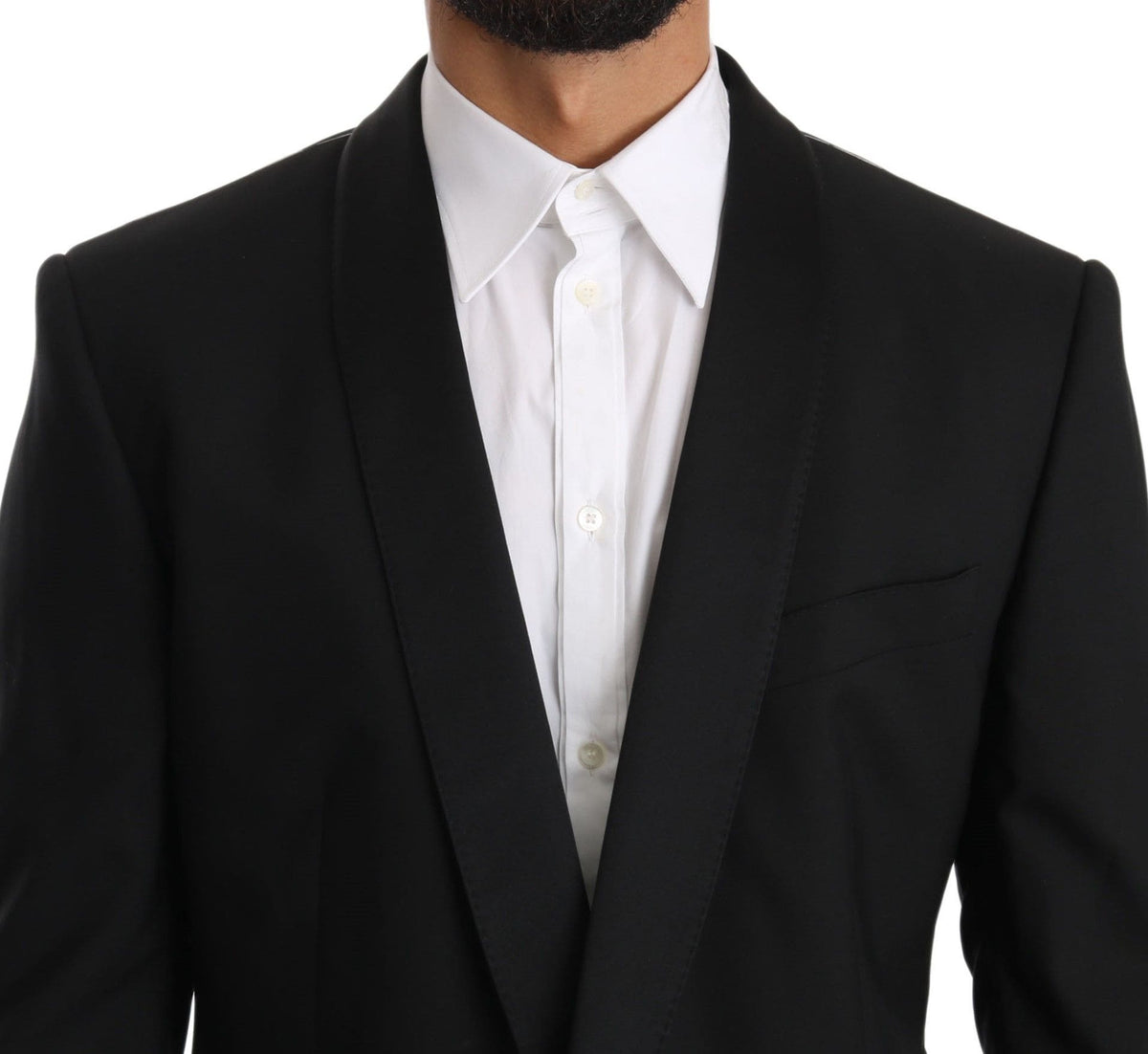 Ensemble de costume Martini Slim Fit noir élégant Dolce &amp; Gabbana