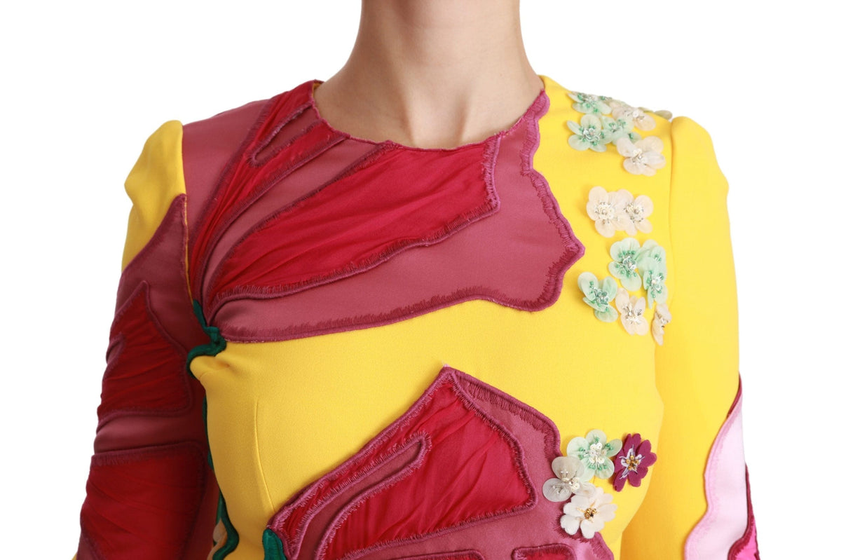 Vestido tubo hasta la rodilla Sunshine Bloom de Dolce &amp; Gabbana