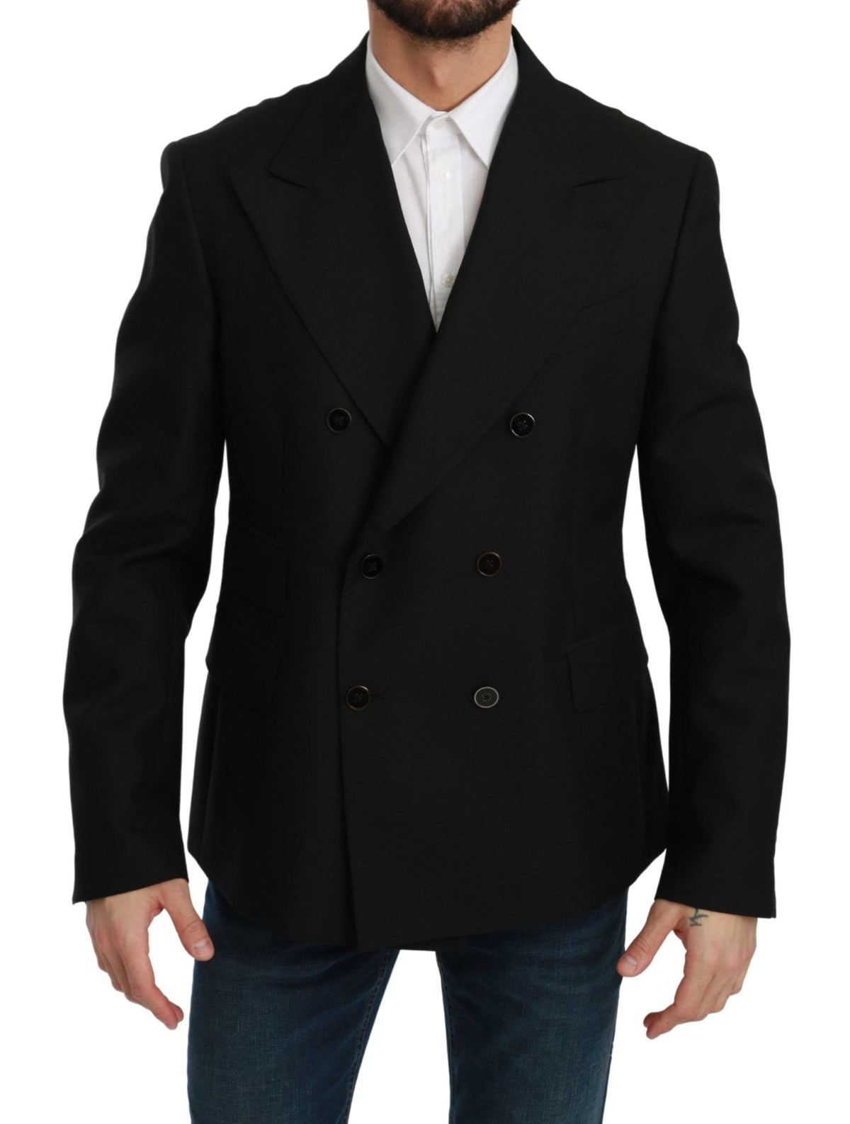 Blazer formel slim noir élégant Dolce &amp; Gabbana