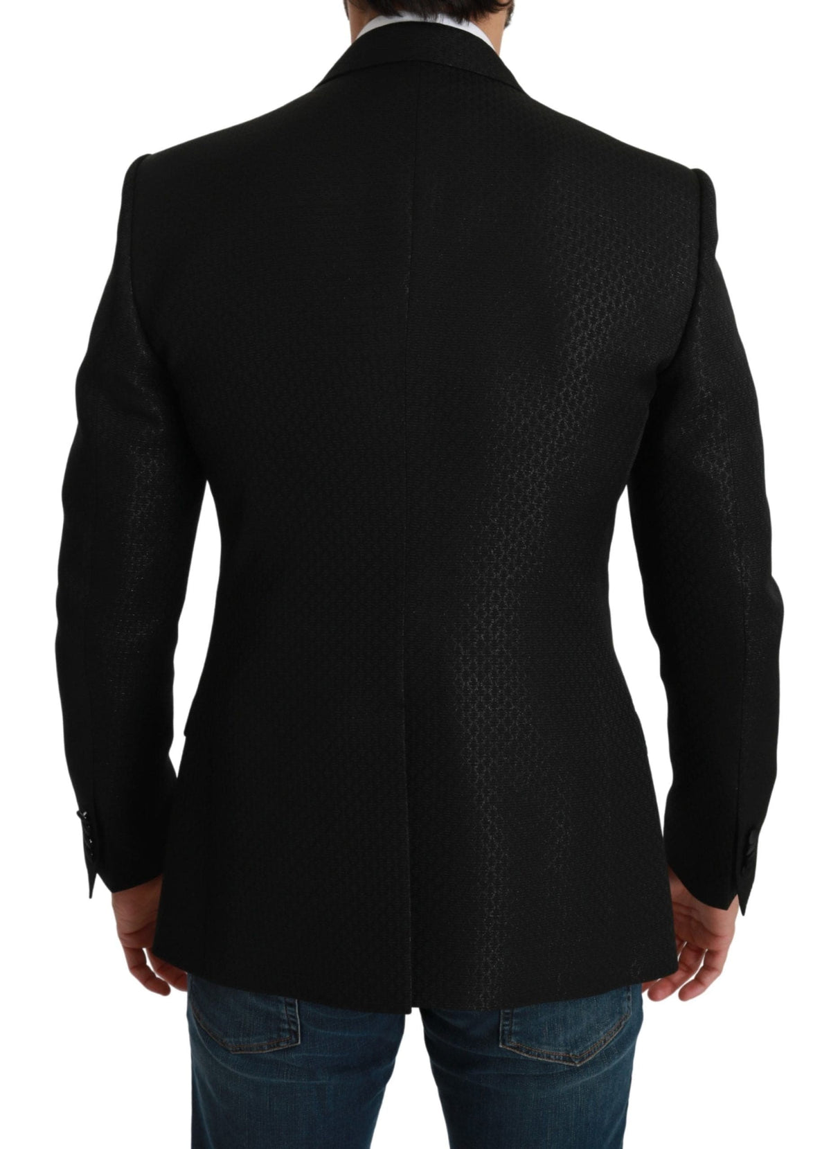 Veste blazer noire coupe slim Martini Dolce &amp; Gabbana