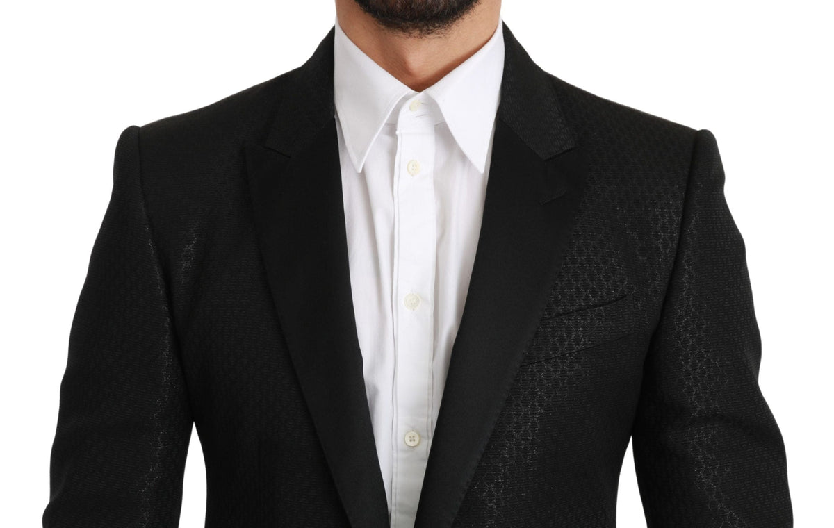 Chaqueta blazer negra Martini de corte entallado de Dolce &amp; Gabbana