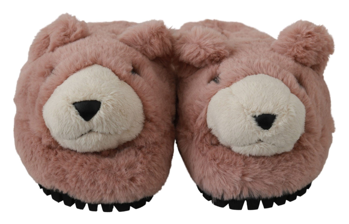 Zapatillas de casa Dolce &amp; Gabbana Chic Pink Bear de D&amp;G