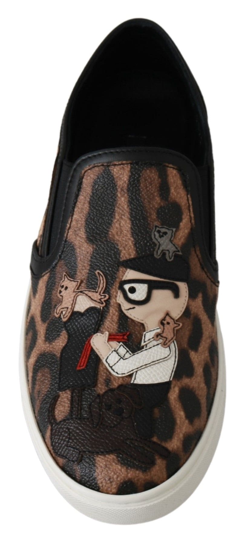 Mocasines elegantes con estampado de leopardo de Dolce &amp; Gabbana para una comodidad elegante