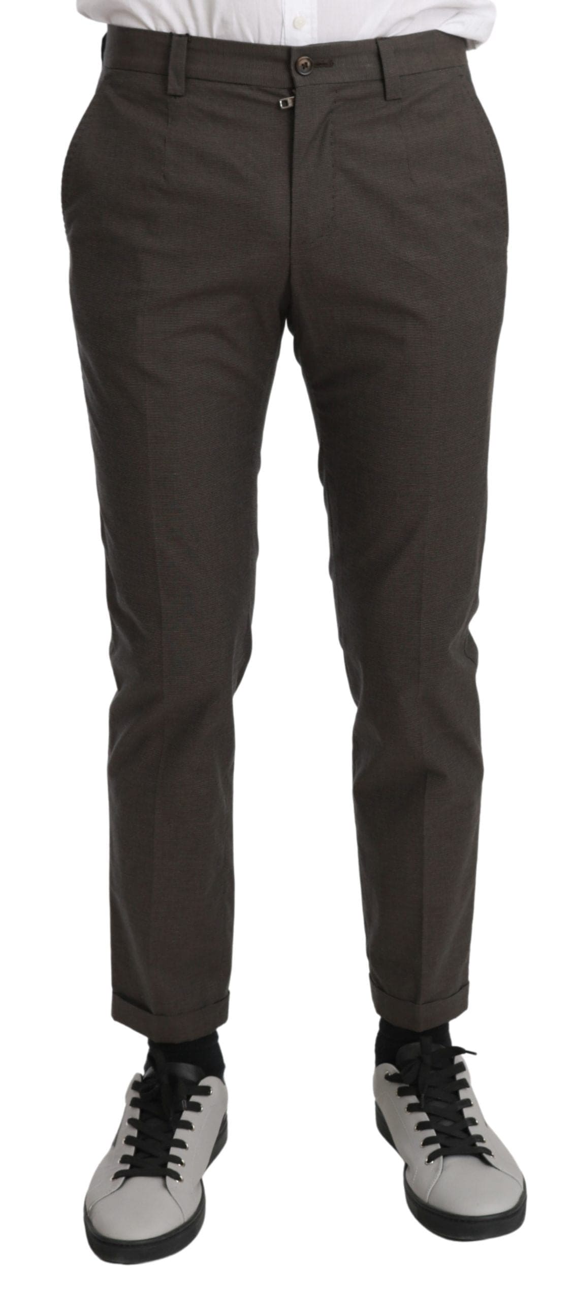 Pantalon décontracté marron élégant Dolce &amp; Gabbana