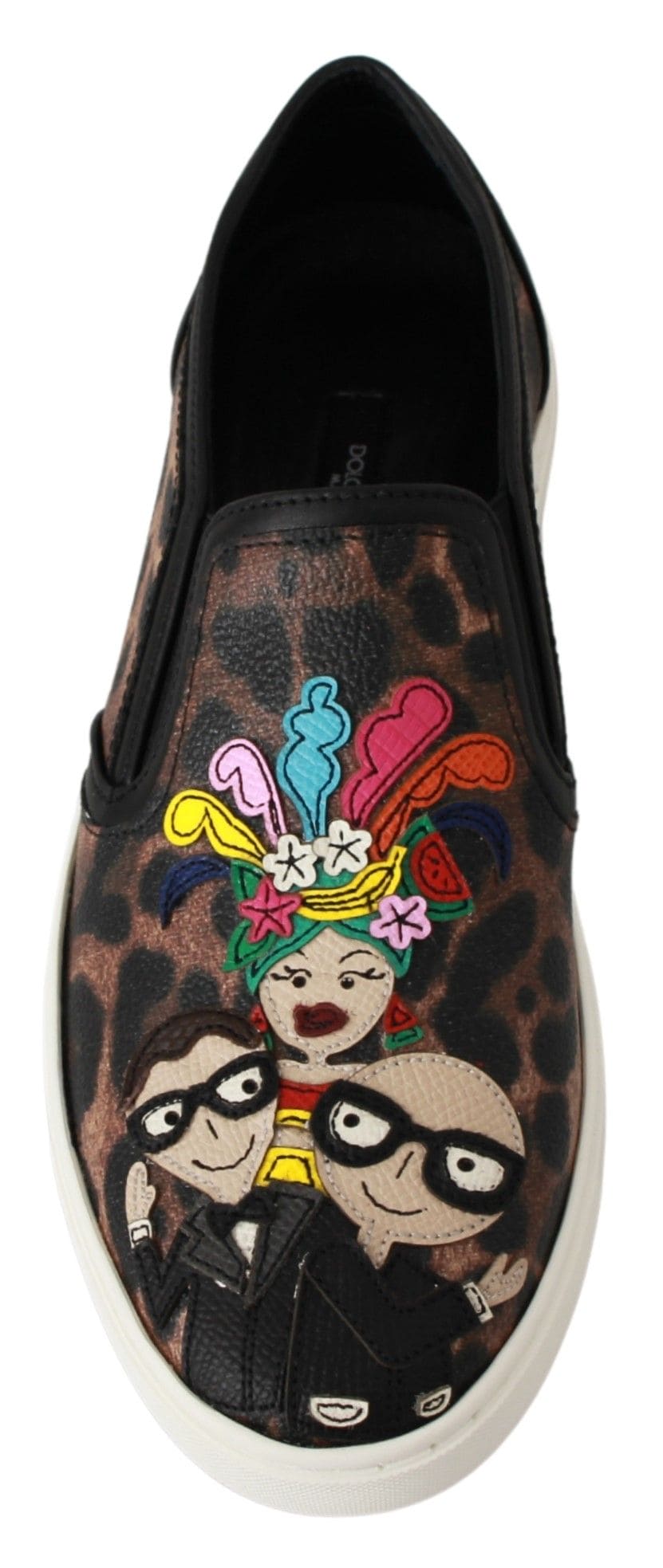 Mocassins élégants à imprimé léopard Dolce &amp; Gabbana pour un style sophistiqué