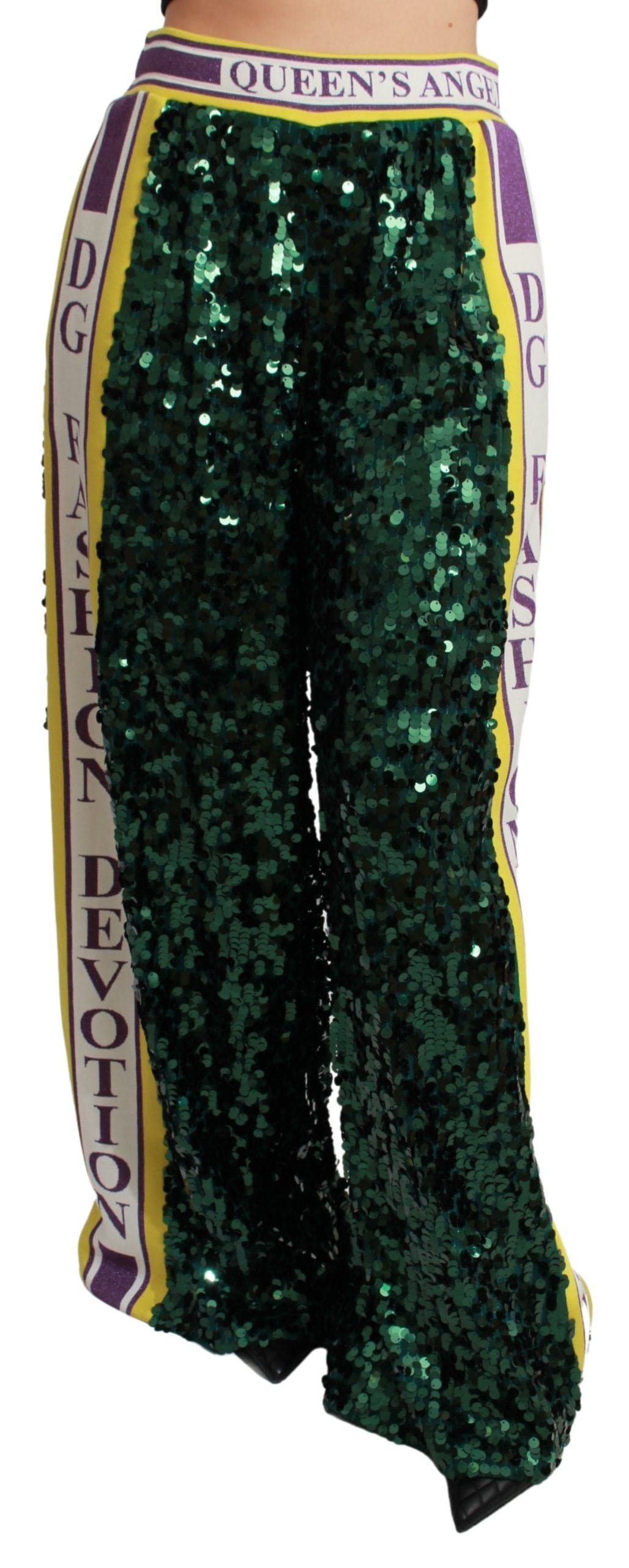 Dolce & Gabbana Exclusive Multicolor Sequined Pants