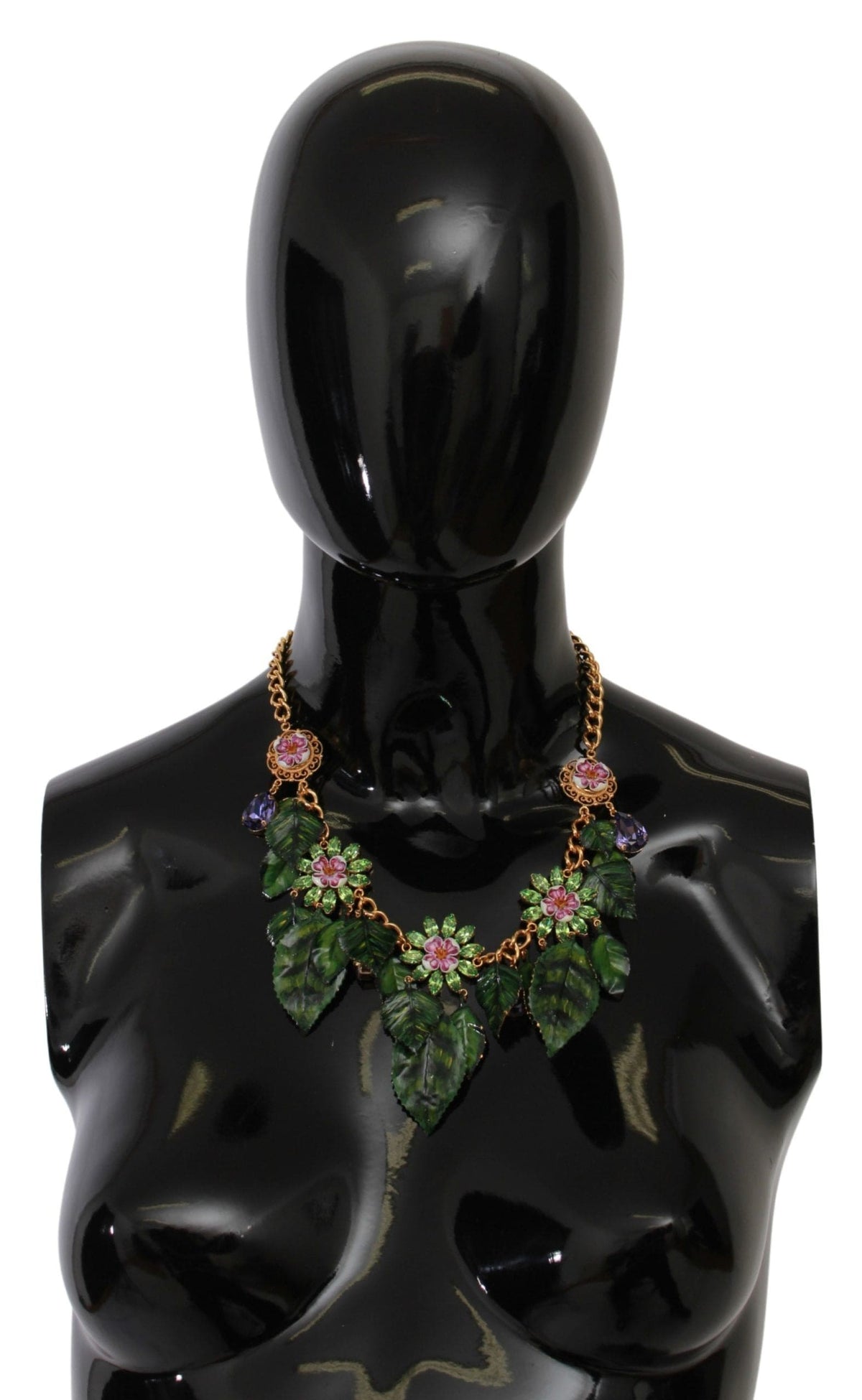 Elegante collar con dije floral de Sicilia de Dolce &amp; Gabbana