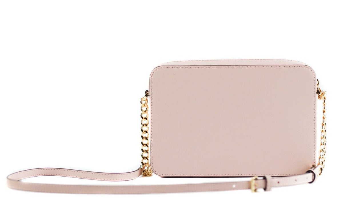 Sac à main à bandoulière en cuir Saffiano Jet Set Large East West de Michael Kors (Powder Blush)