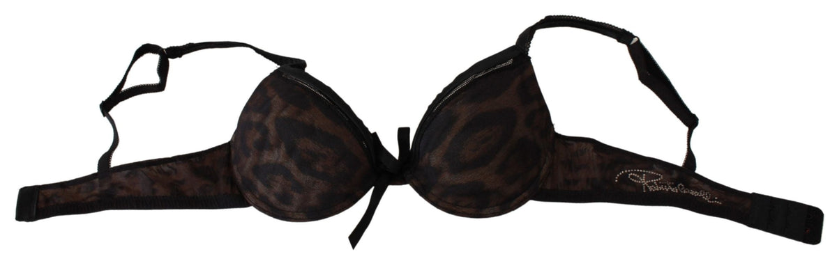 Sujetador push-up con estampado de leopardo Sultry de Roberto Cavalli