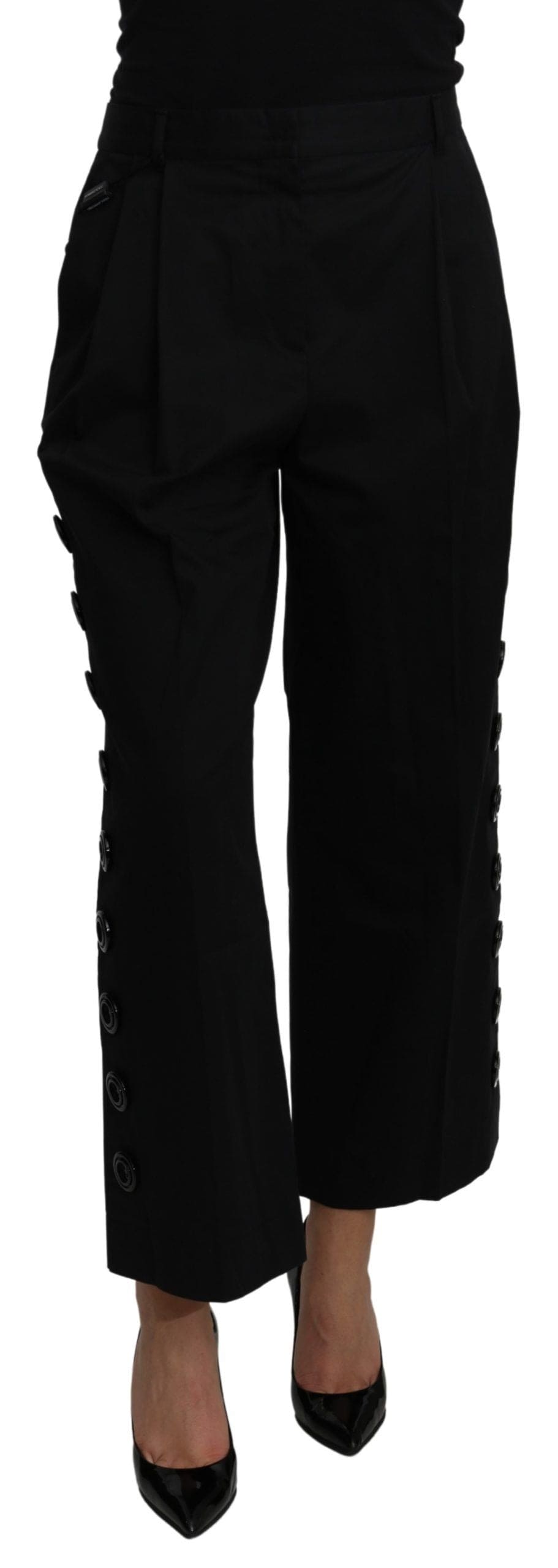 Pantalon court taille haute élégant Dolce &amp; Gabbana