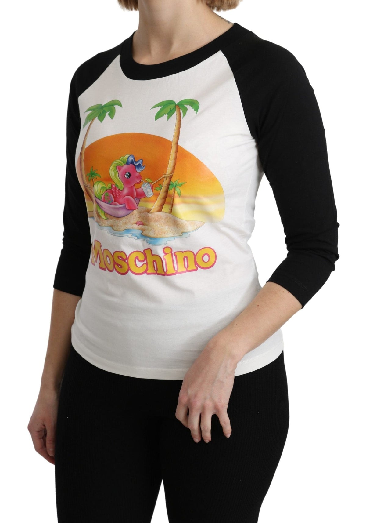 Haut ras du cou en coton My Little Pony de Moschino Chic