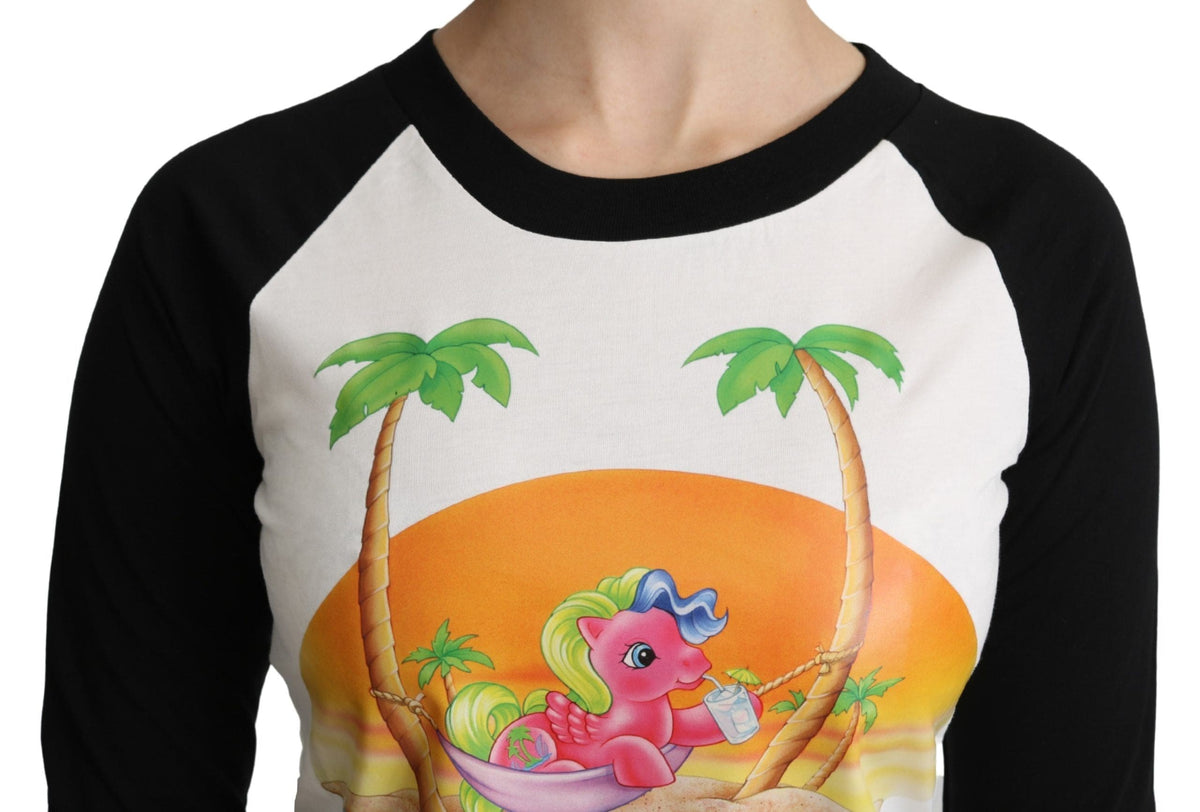 Haut ras du cou en coton My Little Pony de Moschino Chic