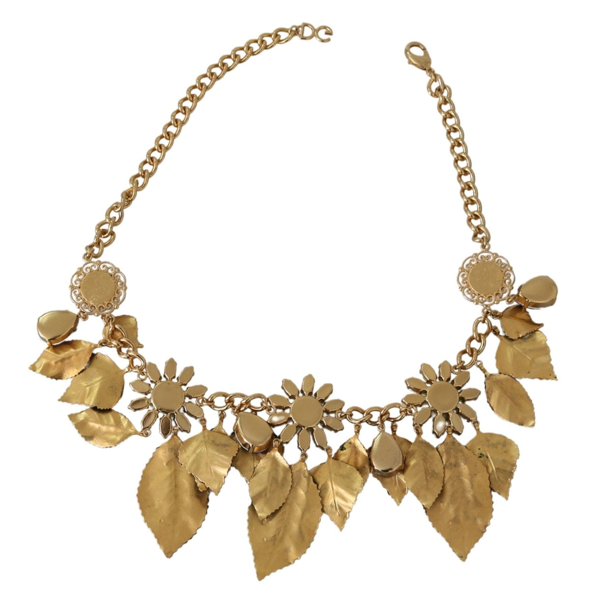 Collier pendentif feuilles en cristal élégant Dolce &amp; Gabbana