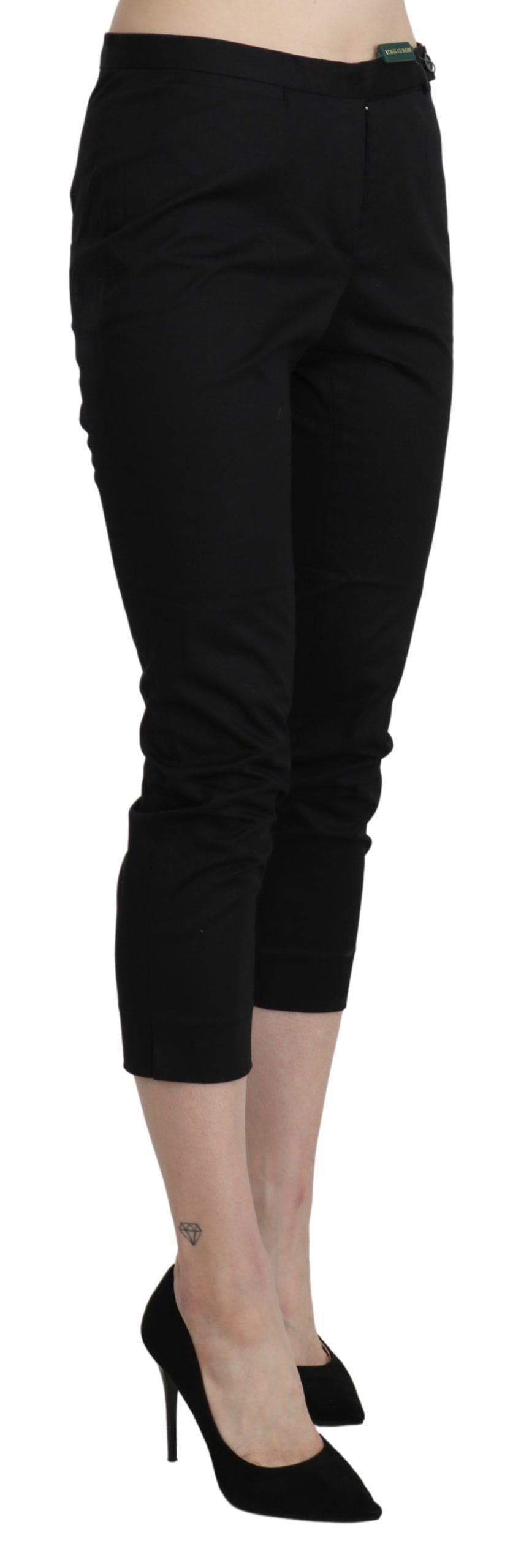 Pantalon skinny court taille haute BENCIVENGA élégant