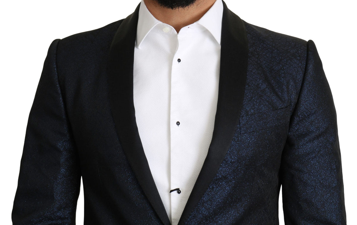 Blazer slim bleu martini élégant Dolce &amp; Gabbana