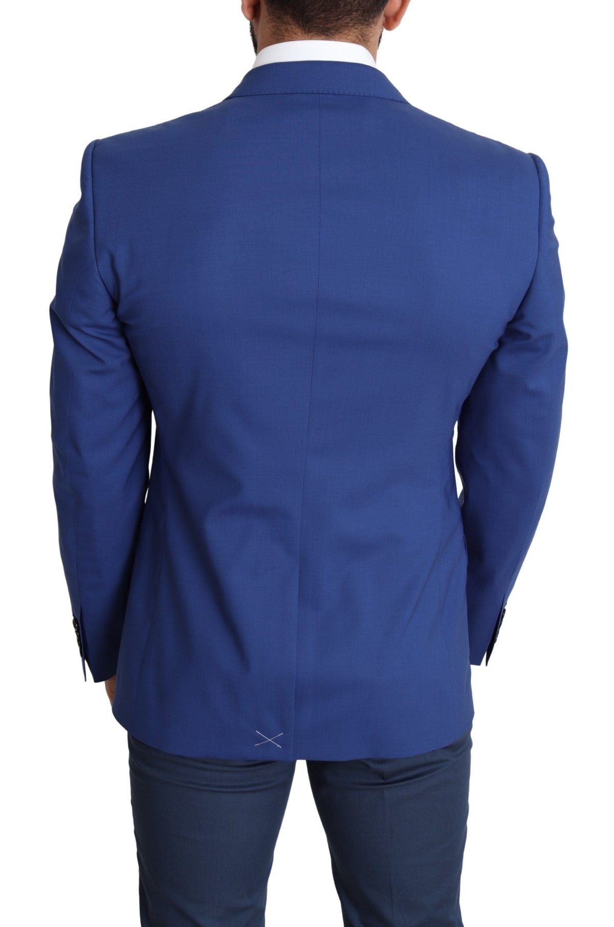 Veste blazer Martini en laine bleue exquise de Dolce &amp; Gabbana