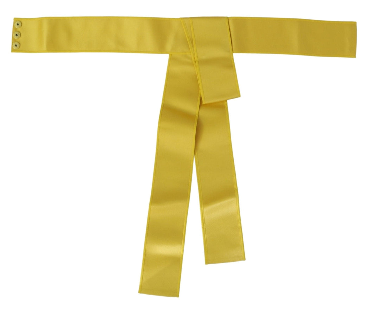 Ceinture élégante pour femme Dolce &amp; Gabbana Chic Silk Yellow