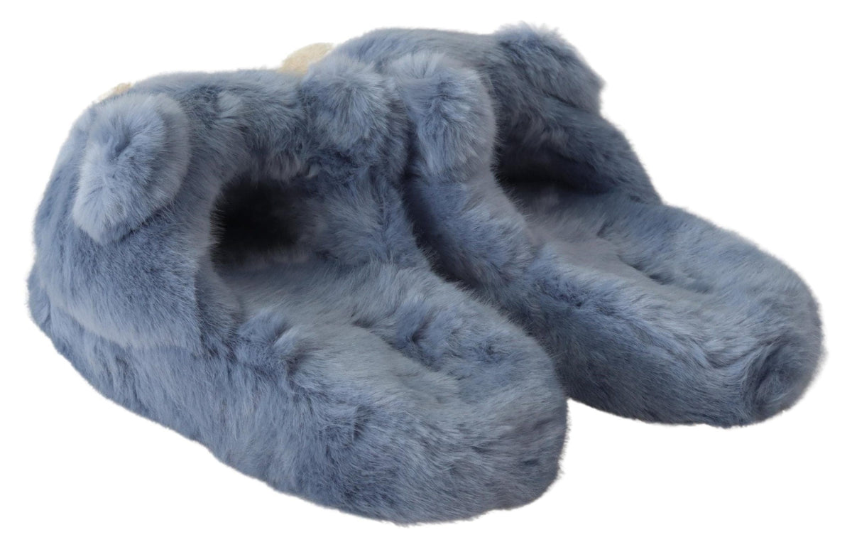 Mocassins Dolce &amp; Gabbana Chic Teddy Bear bleus