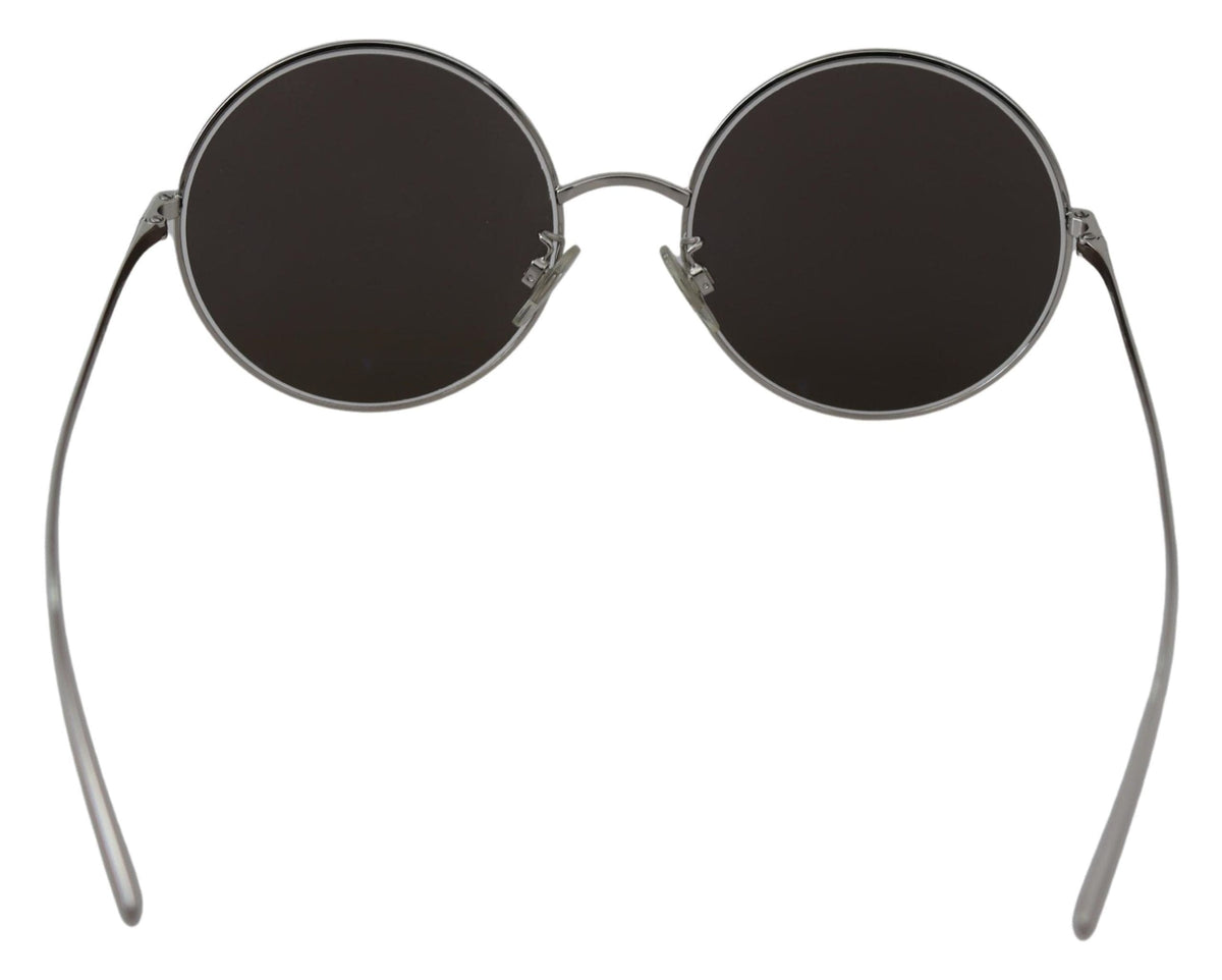 Lunettes de soleil Dolce &amp; Gabbana Chic à verres gris argentés pour femmes