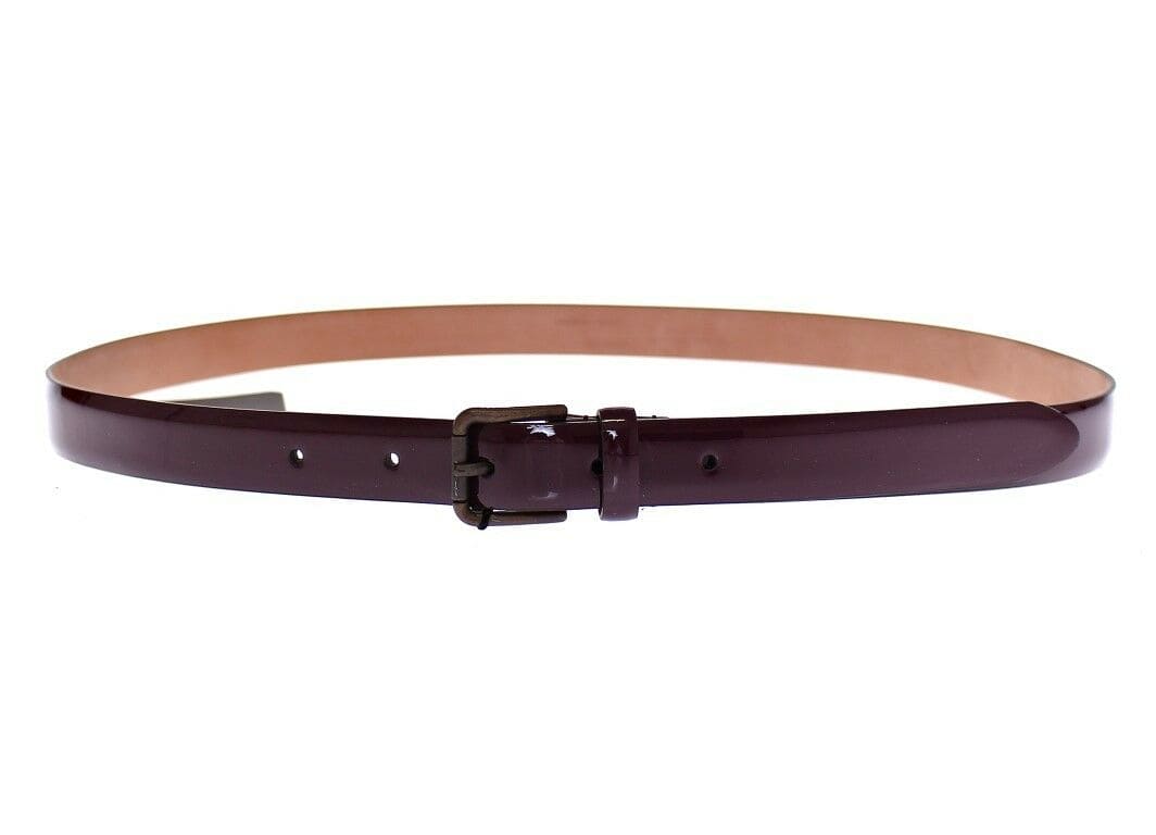 Ceinture élégante en cuir violet Dolce &amp; Gabbana