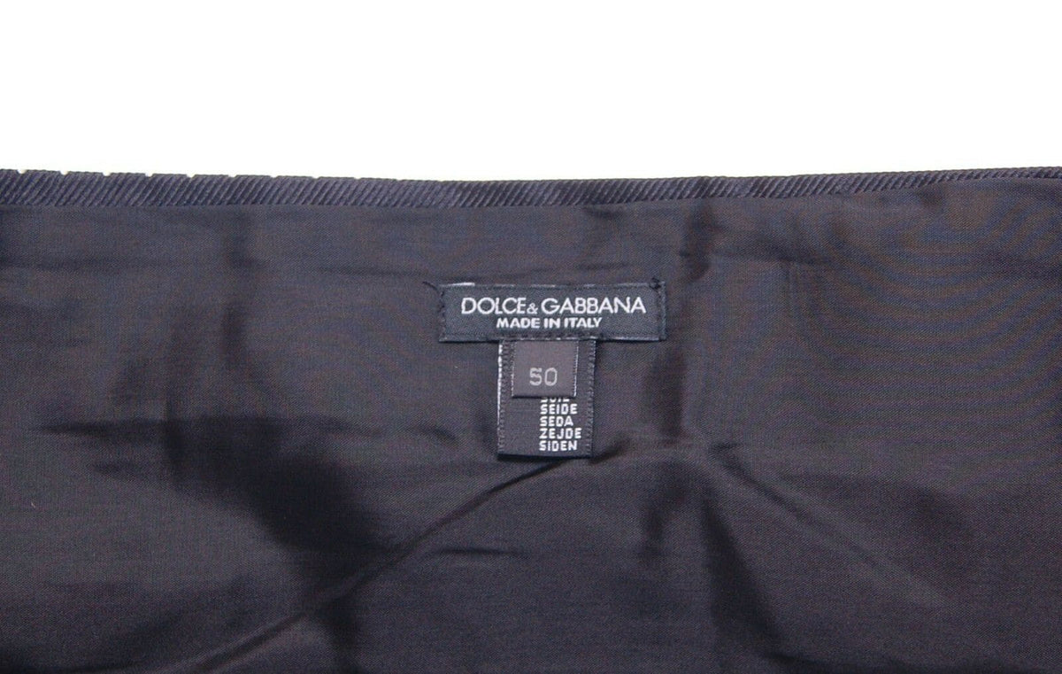 Fajín elegante de lunares en seda negra de Dolce &amp; Gabbana