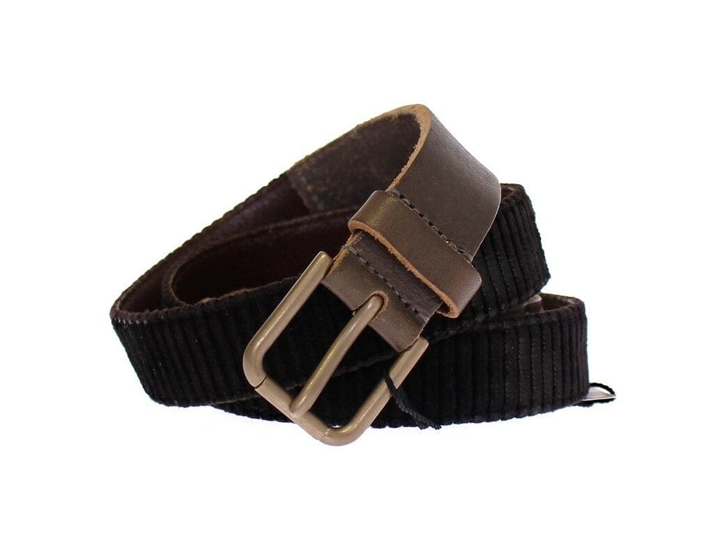 Ceinture élégante en cuir et coton pour homme Dolce &amp; Gabbana