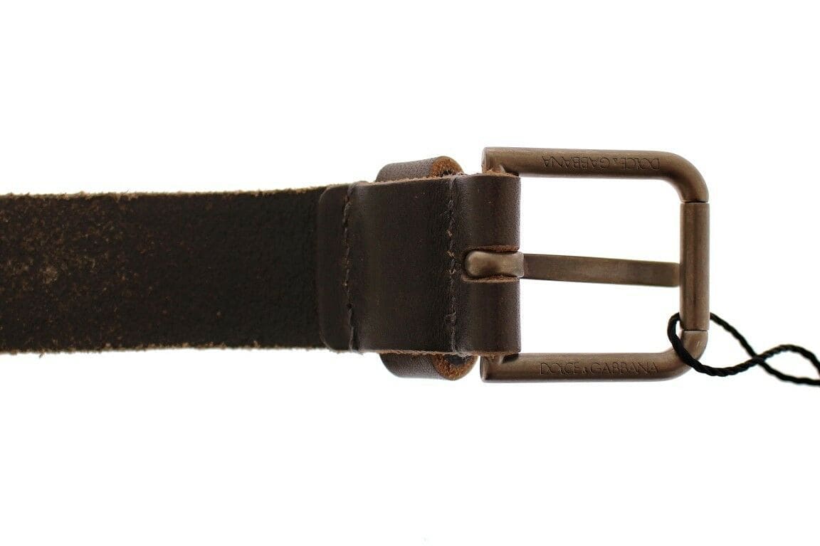 Ceinture élégante en cuir et coton pour homme Dolce &amp; Gabbana