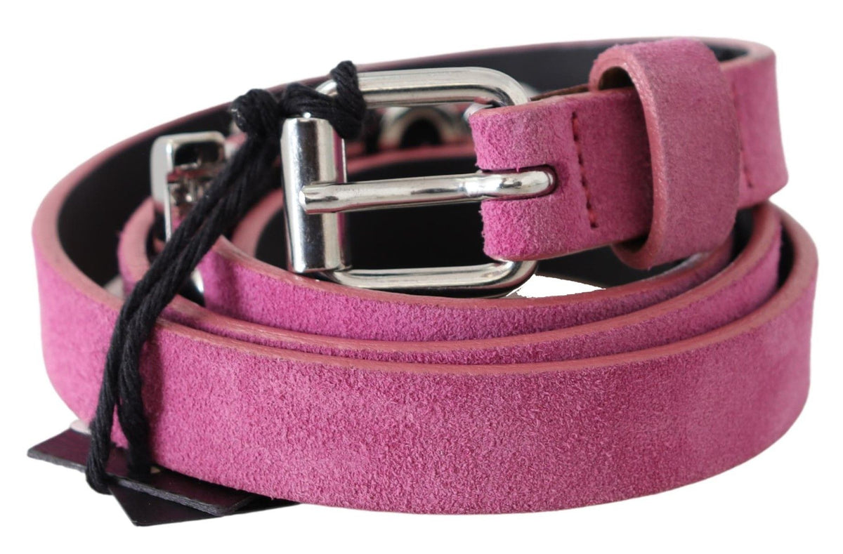 Ceinture en cuir rose fuchsia Just Cavalli