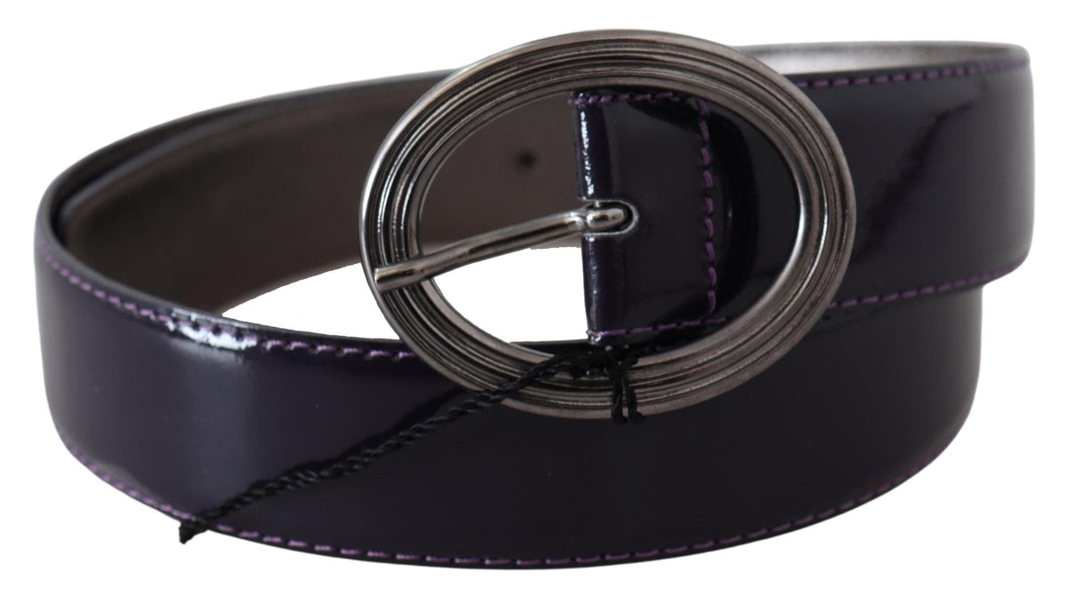 Ceinture élégante en cuir violet Exte