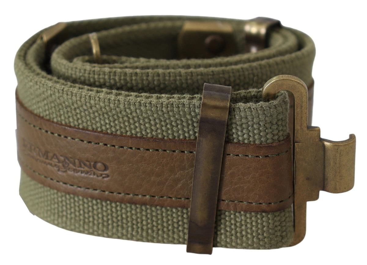 Ermanno Scervino Chic Cinturón Rústico Verde Militar