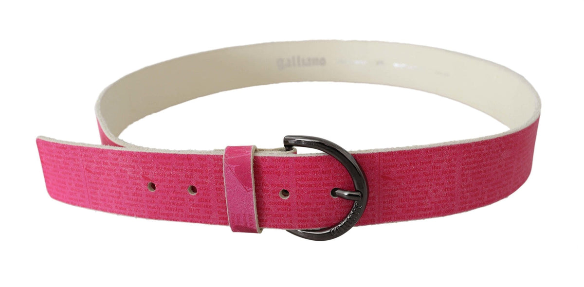 Ceinture élégante en cuir rose de John Galliano