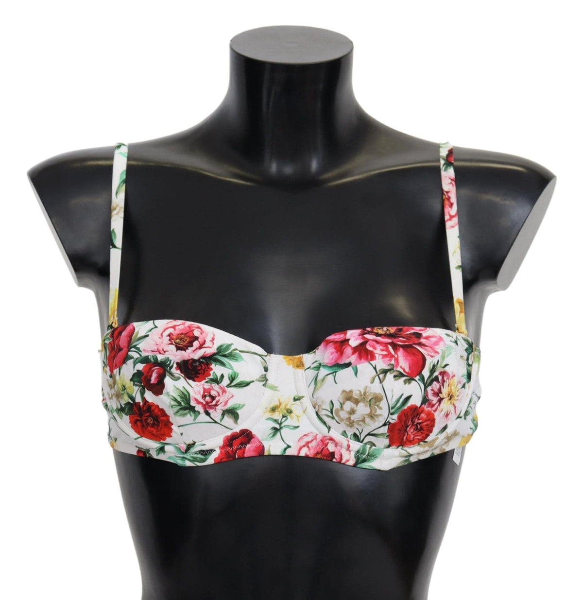 Haut de bikini fleuri élégant Dolce &amp; Gabbana – Summer Chic