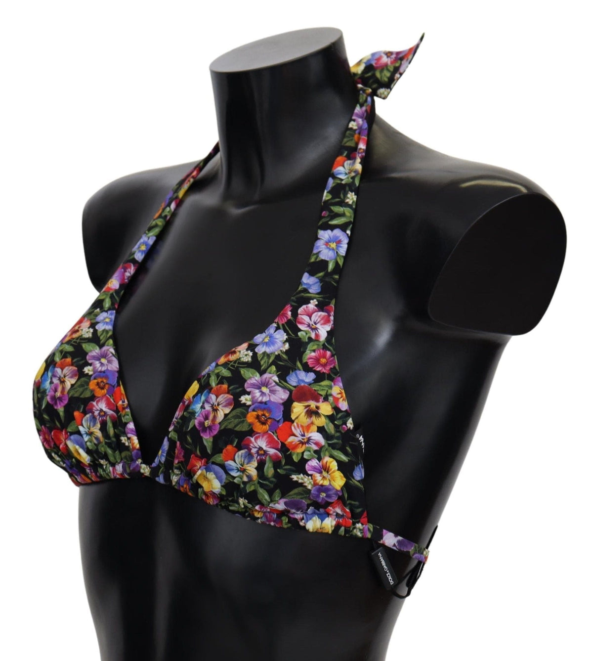 Haut de bikini imprimé floral chic Dolce &amp; Gabbana