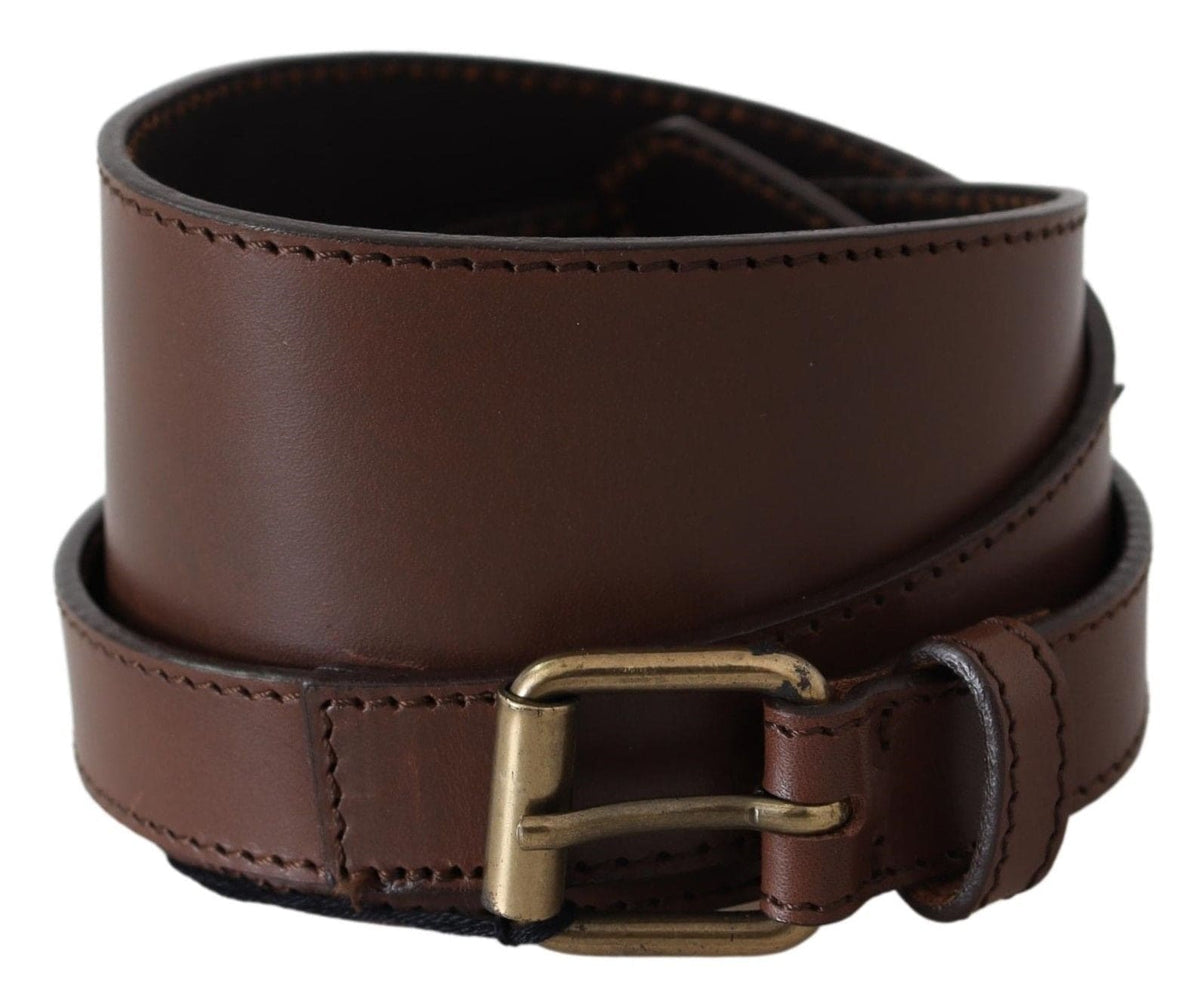 Ceinture élégante en cuir doré rustique PLEIN SUD