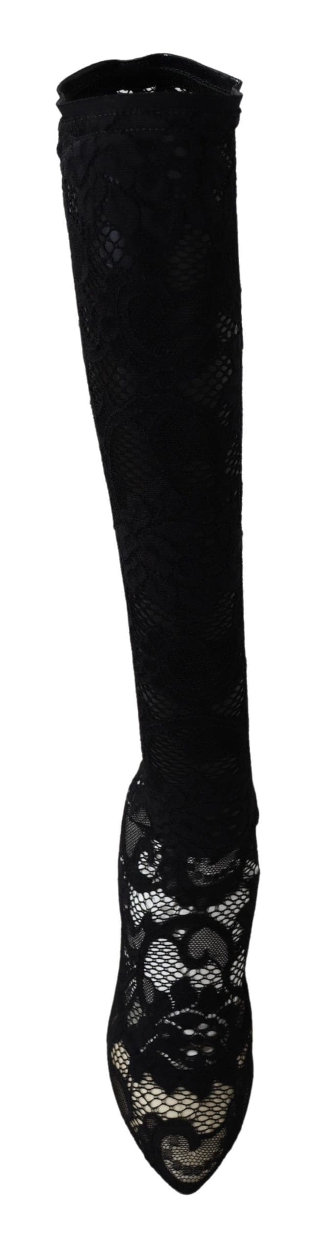 Escarpins chaussettes extensibles noirs élégants Dolce &amp; Gabbana